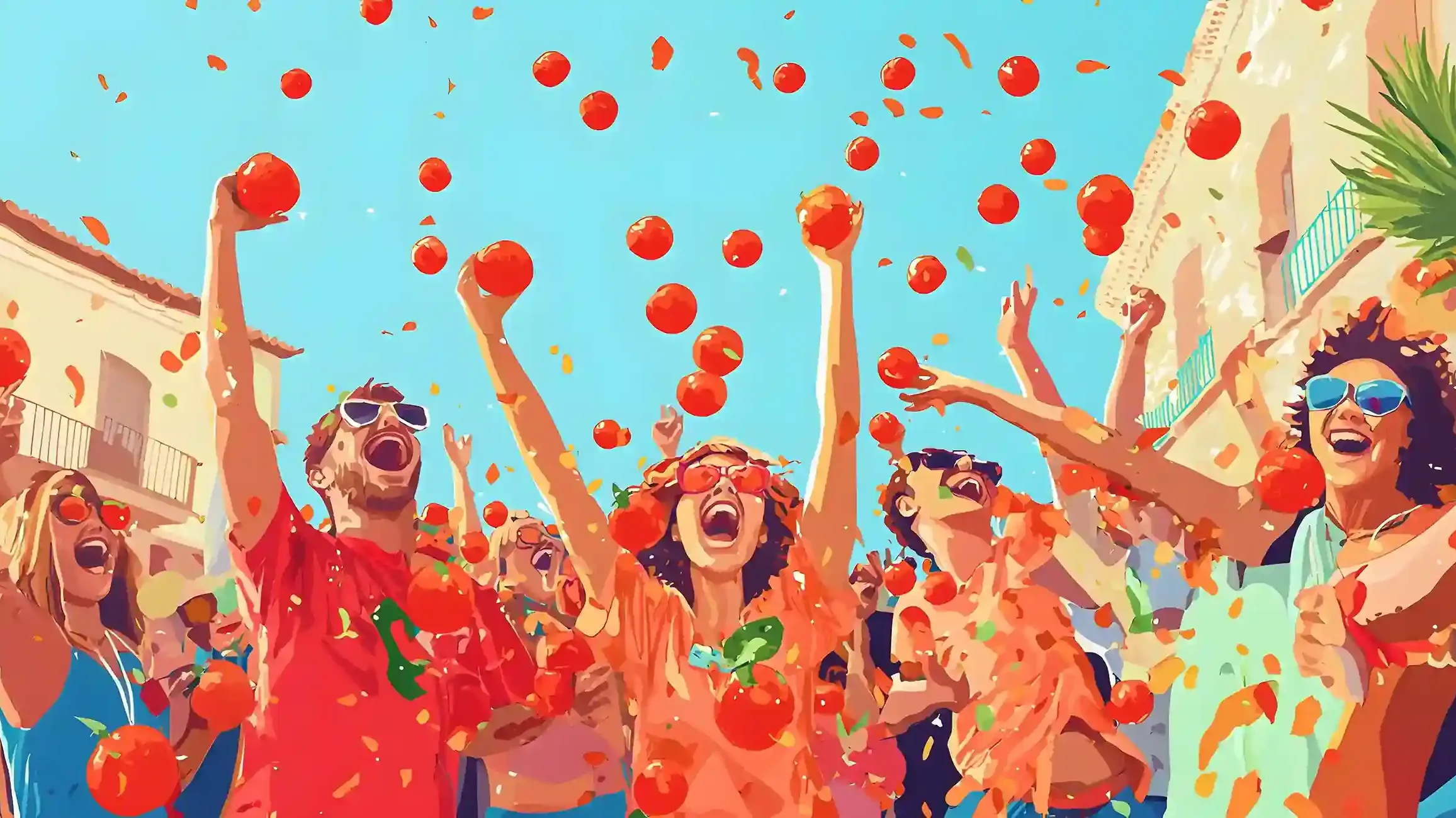 La Tomatina – Perang Tomat di Spanyol