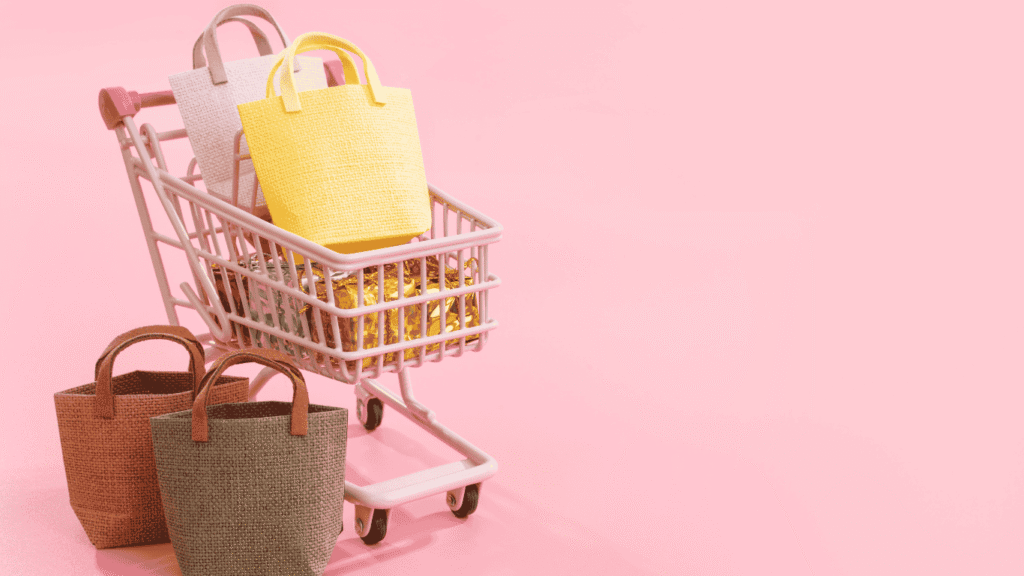 keranjang penuh dengan oleh oleh yang dibeli saat liburan bersama adyatama tour