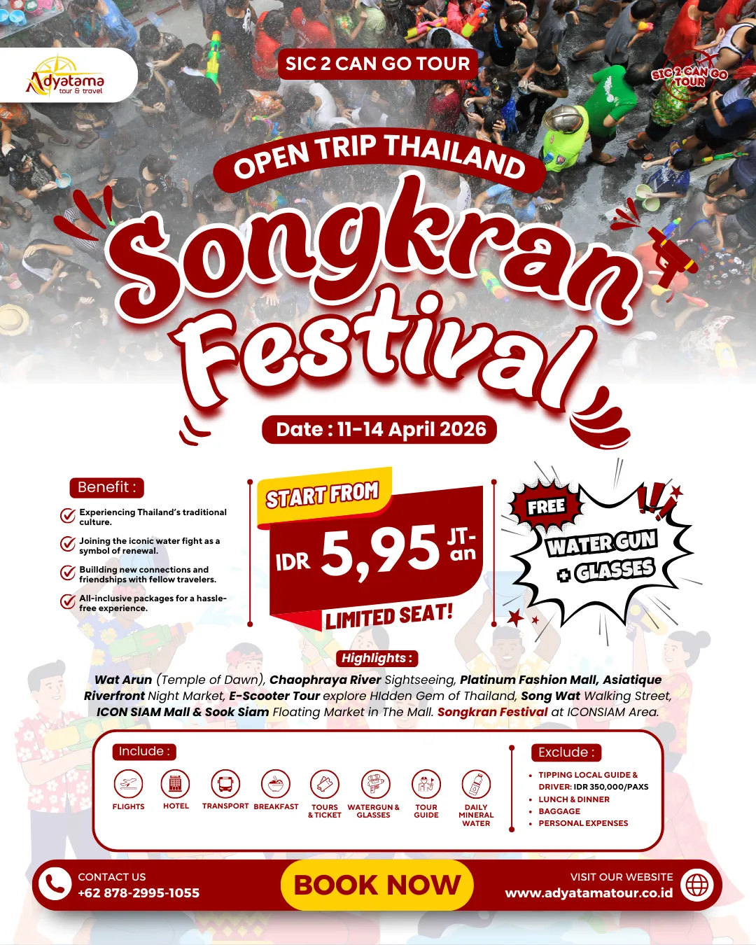 Open trip songkran festival