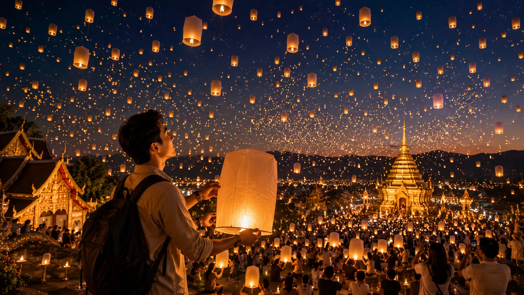 Festival Lampion Yi Peng Thailand 2026, Kapan dan Bagaimana Cara Ikutnya?